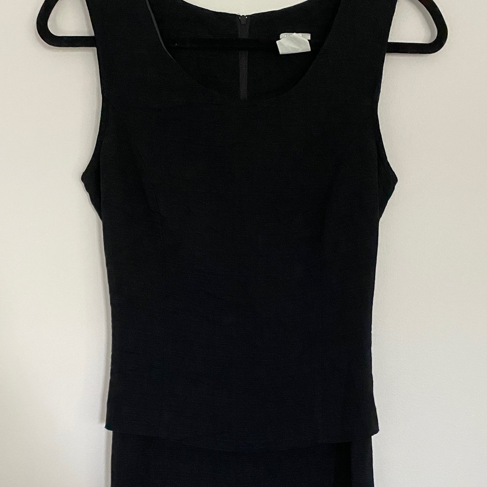 VINTAGE Black Sleeveless Dress - Picture 6 of 6